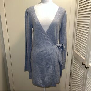 Abercrombie & Fitch Light Blue Wrap Cardigan